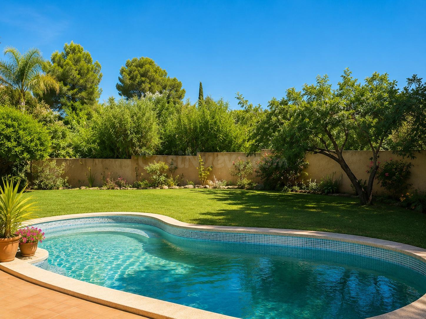 Chalet independiente con piscina y gran parcela en Puerto Ro