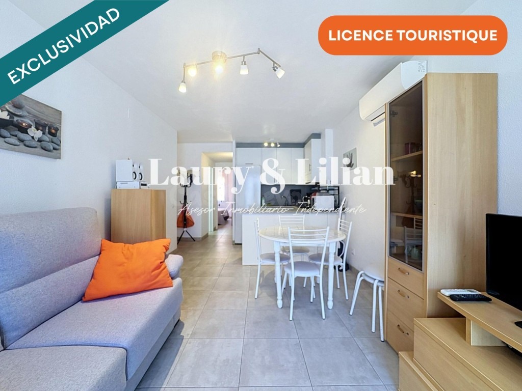 Apartamento de 2 dormitorios con licencia turística en Empuriabrava