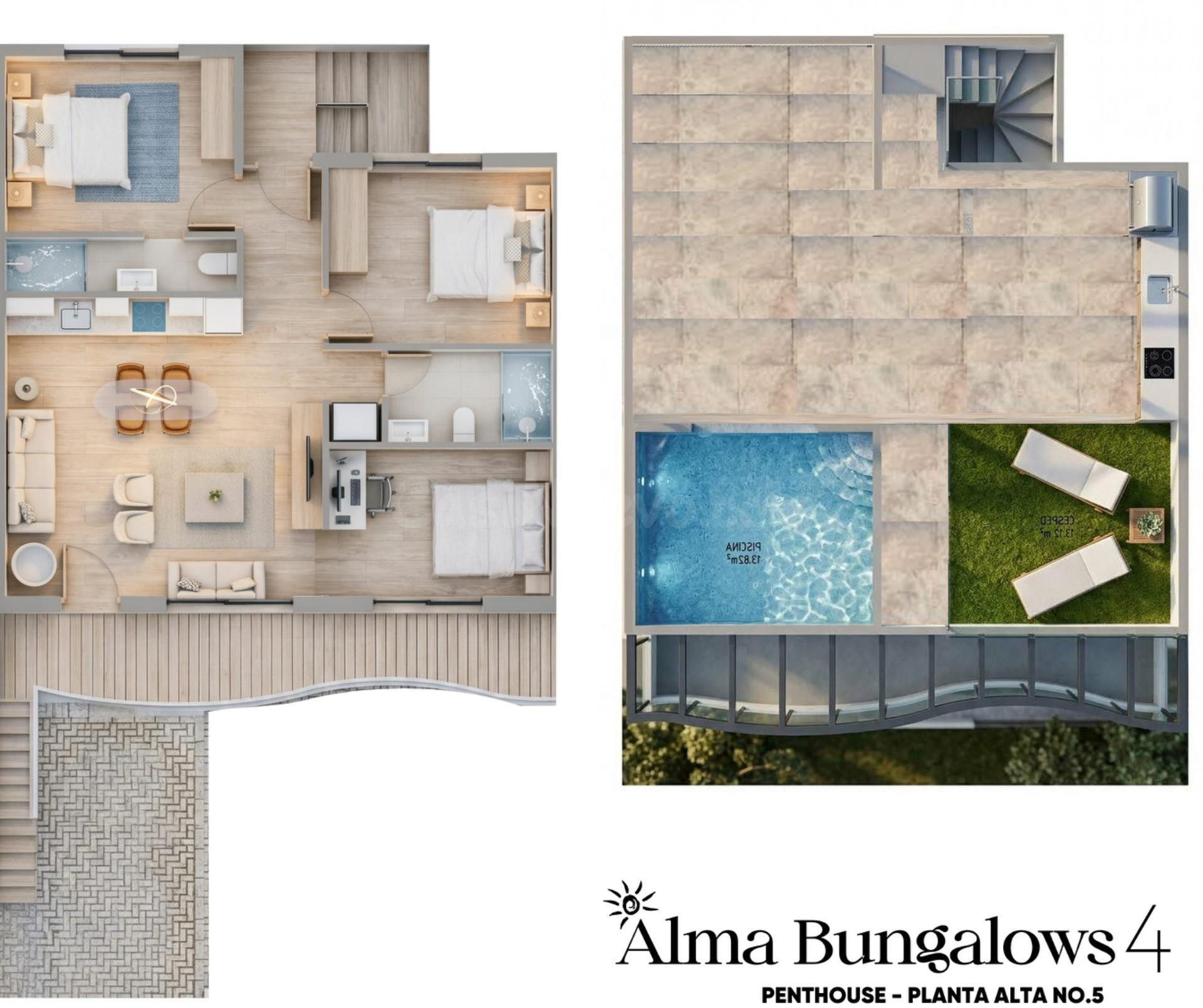 Bungalow 3 habitaciones 103m² en venta - PILAR DE LA HORADAD - foto 4