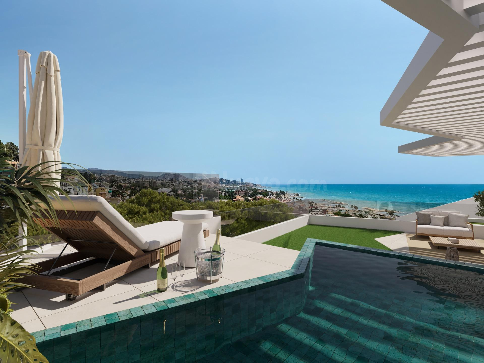 LUJO EN PEDREGALEJO, PROMOCIÓN DE OBRA NUEVA CON SUPER VISTA - foto 4
