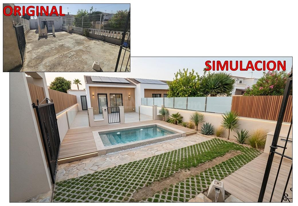 VIVIENDA CON GRAN PARCELA Y MUCHAS POSIBILIDADES EN TORRETA 