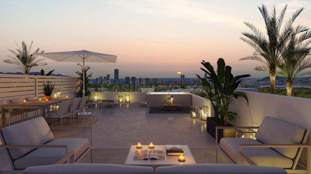 Apartamentos con jardín privado y áticos con solárium en Sie - foto 5