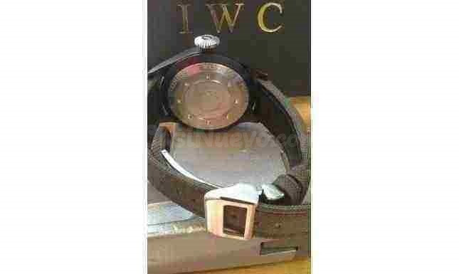 Reloj IWC pilotos caja de acero pvd negra, calibre 7 days - foto 5