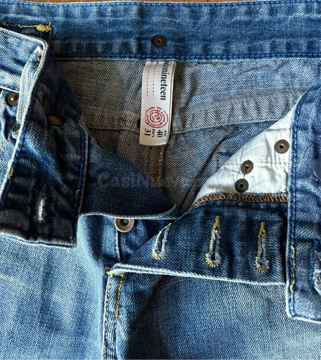 Pantalón tejano Sckonineteen tiro bajo - foto 3