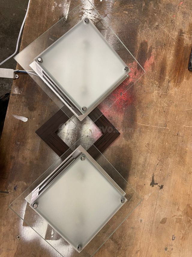 Plafón 2 luces