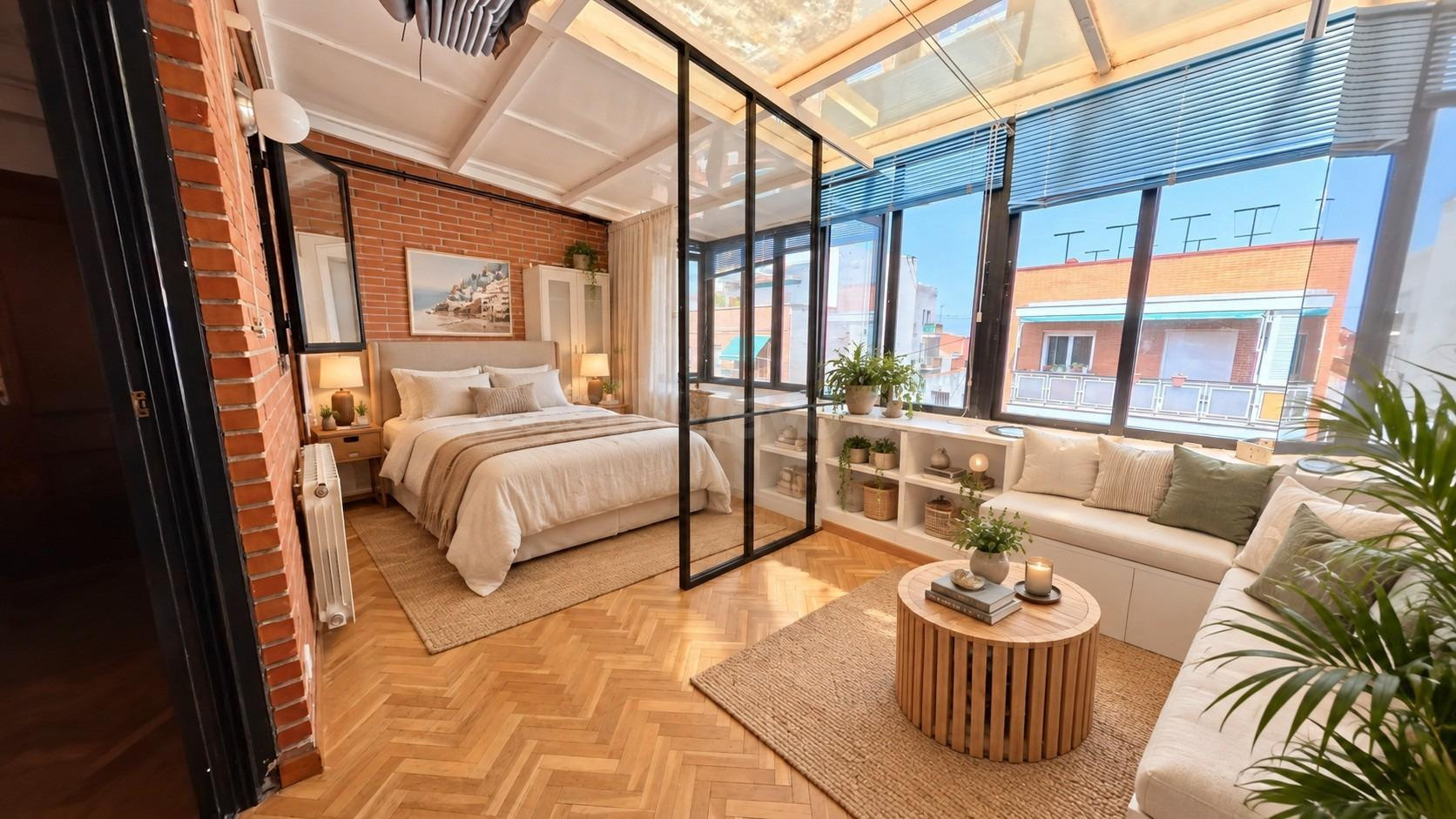 Ático con terraza acristalada y gran potencial en Tetuán - foto 5