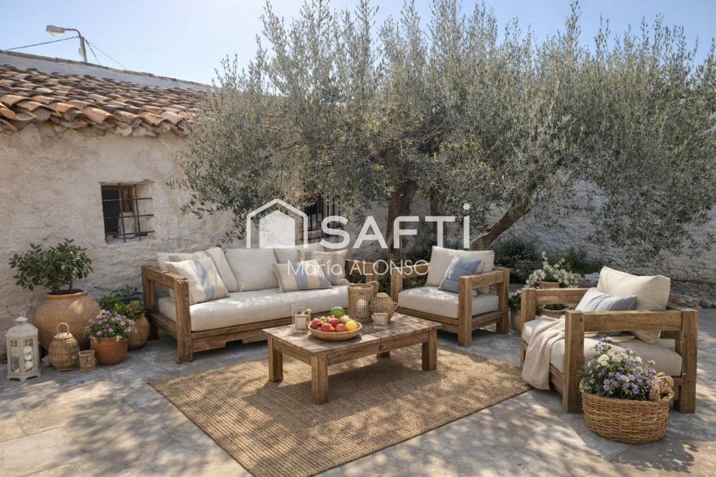 Casa de campo en Sorbas. Un refugio mediterráneo con vistas  - foto 2