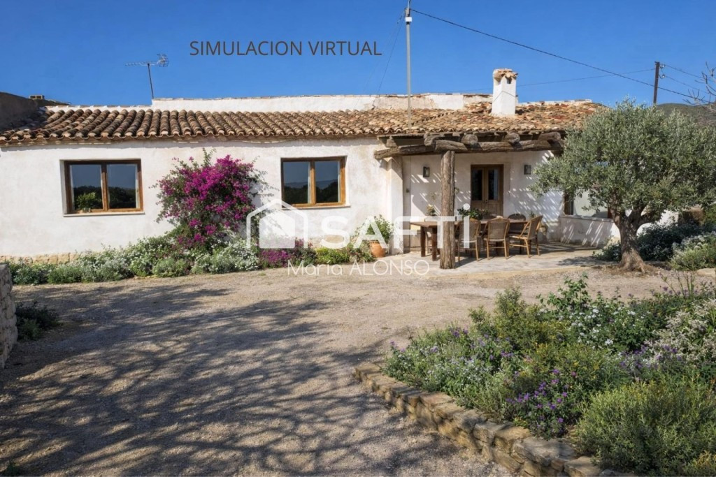 Casa de campo en Sorbas. Un refugio mediterráneo con vistas  - foto 3
