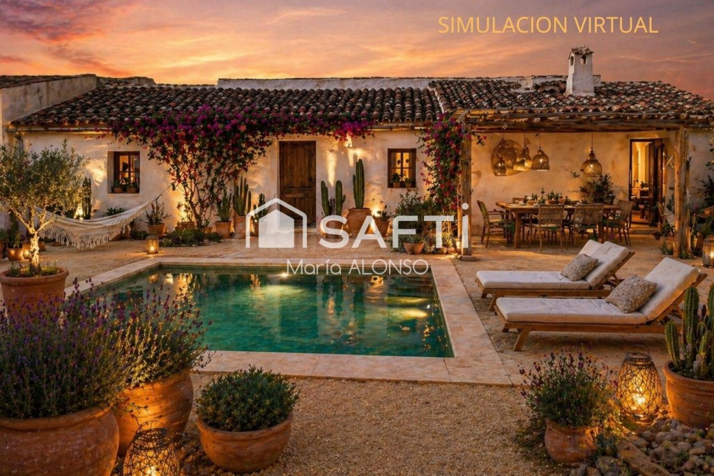 Casa de campo en Sorbas. Un refugio mediterráneo con vistas  - foto 4