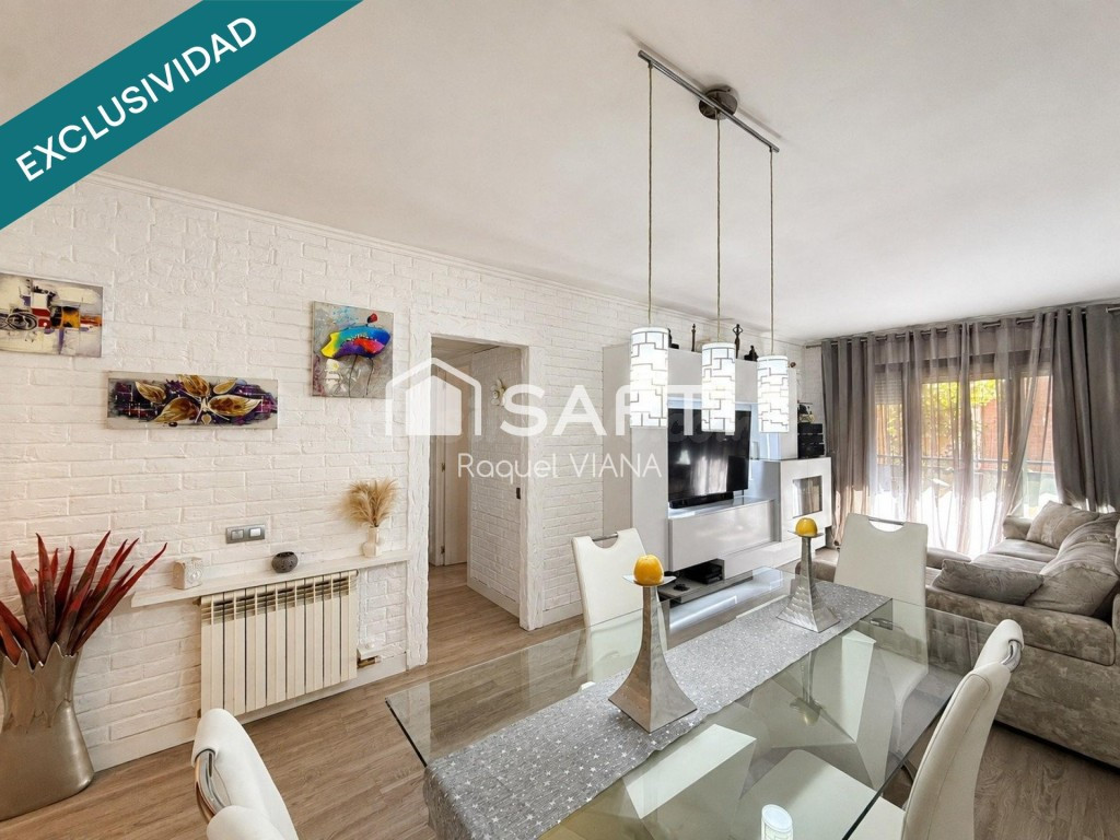 VIVIENDA LUMINOSA DE TRES habitaciones, BALCÓN Y DOS BAÑOS EN MARTORELL