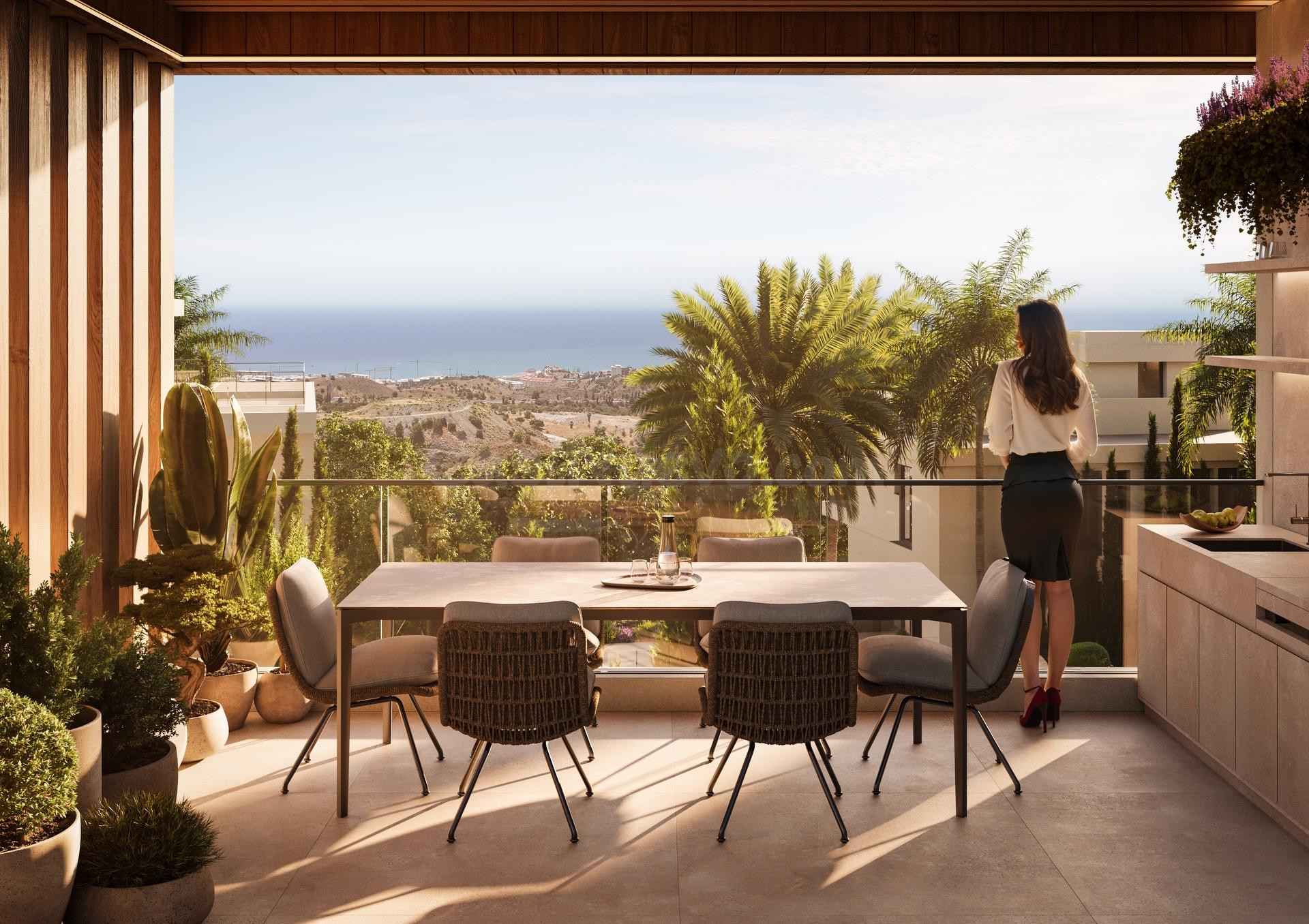 Apartamento de 2 dormitorios en Mijas