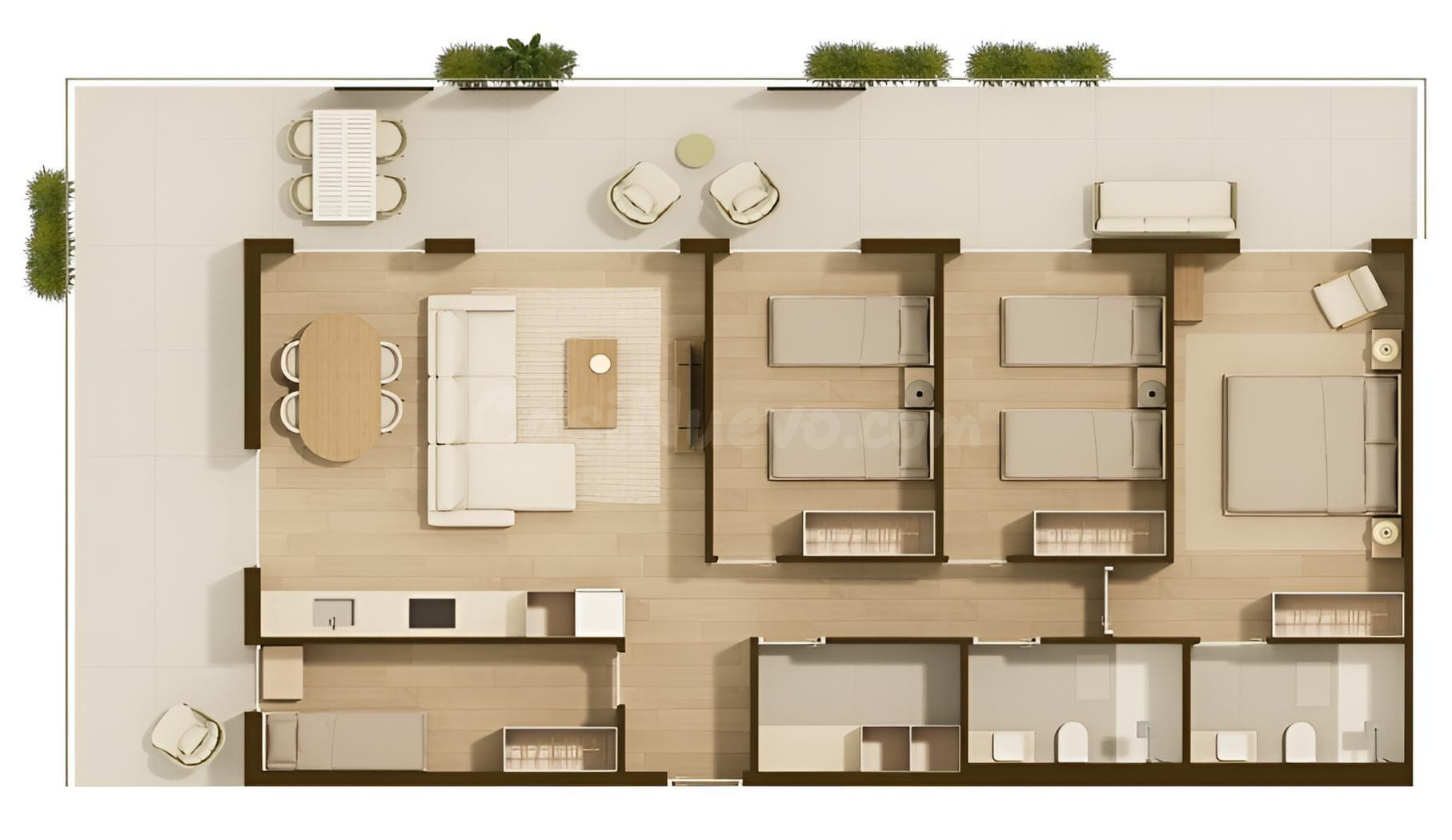 En venta obra nueva: Arena Beach Moncofa, espacio y comodida - foto 3