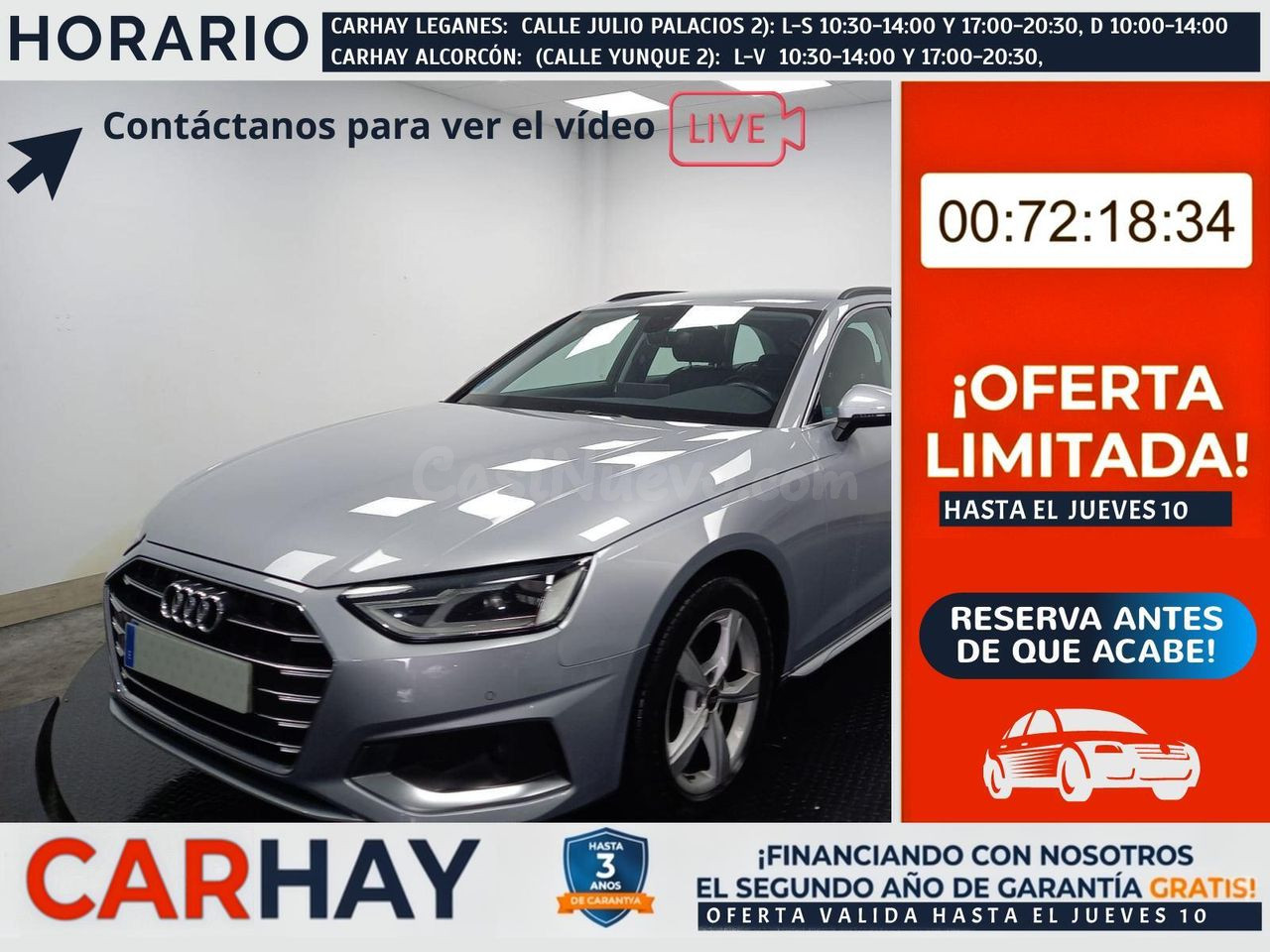 Audi A4 Avant 2021 Leganés - Confort y tecnología para familia