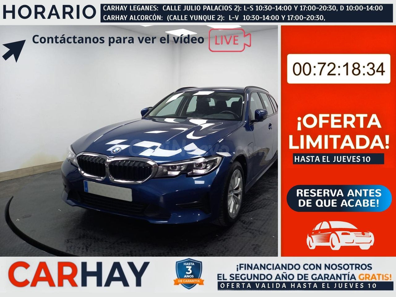 BMW Serie 3 Familiar Híbrido Enchufe Leganés