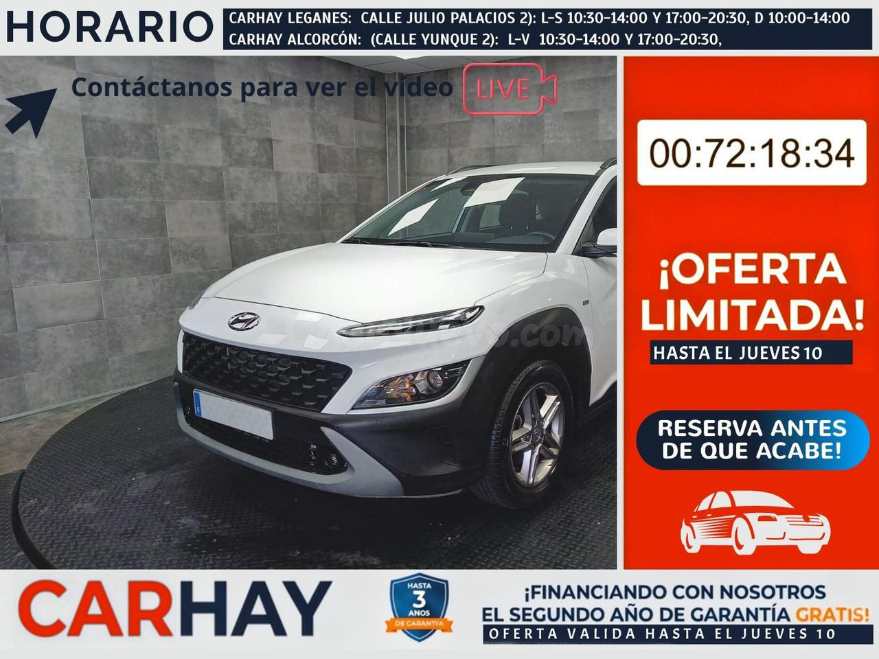 Hyundai Kona 1.6 Diésel 48V Maxx SUV compacto Leganés