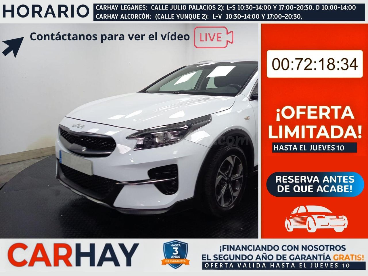 Kia XCeed 1.0 T-GDI 120CV Leganés – Confort SUV compacto