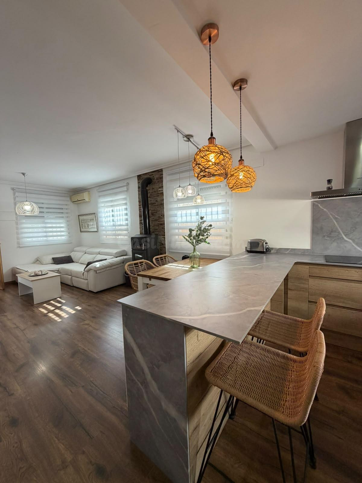 Chalet reformado con piscina privada en Valverde