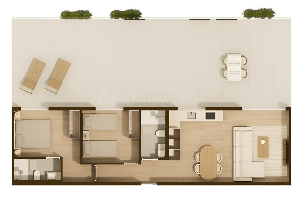 En venta obra nueva Arena Beach Moncofa: obra nueva con pisc - foto 5