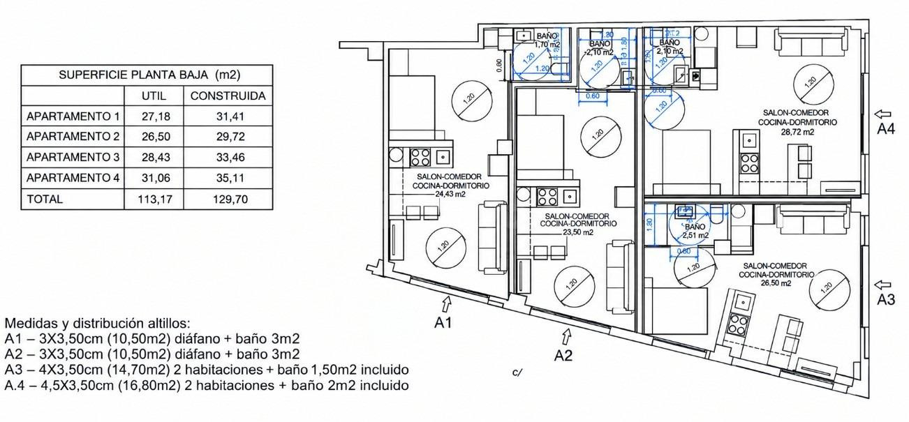 Lote de 4 lofts en barrio Infante Don Juan Manuel de Murcia - foto 4