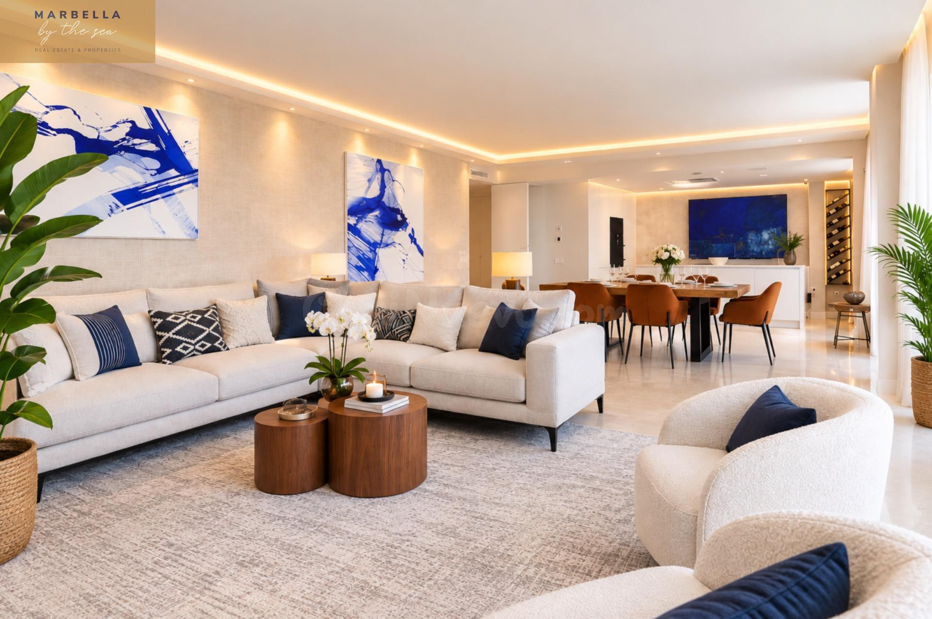 Apartamento de 4 dormitorios vistas al mar Estepona - foto 2