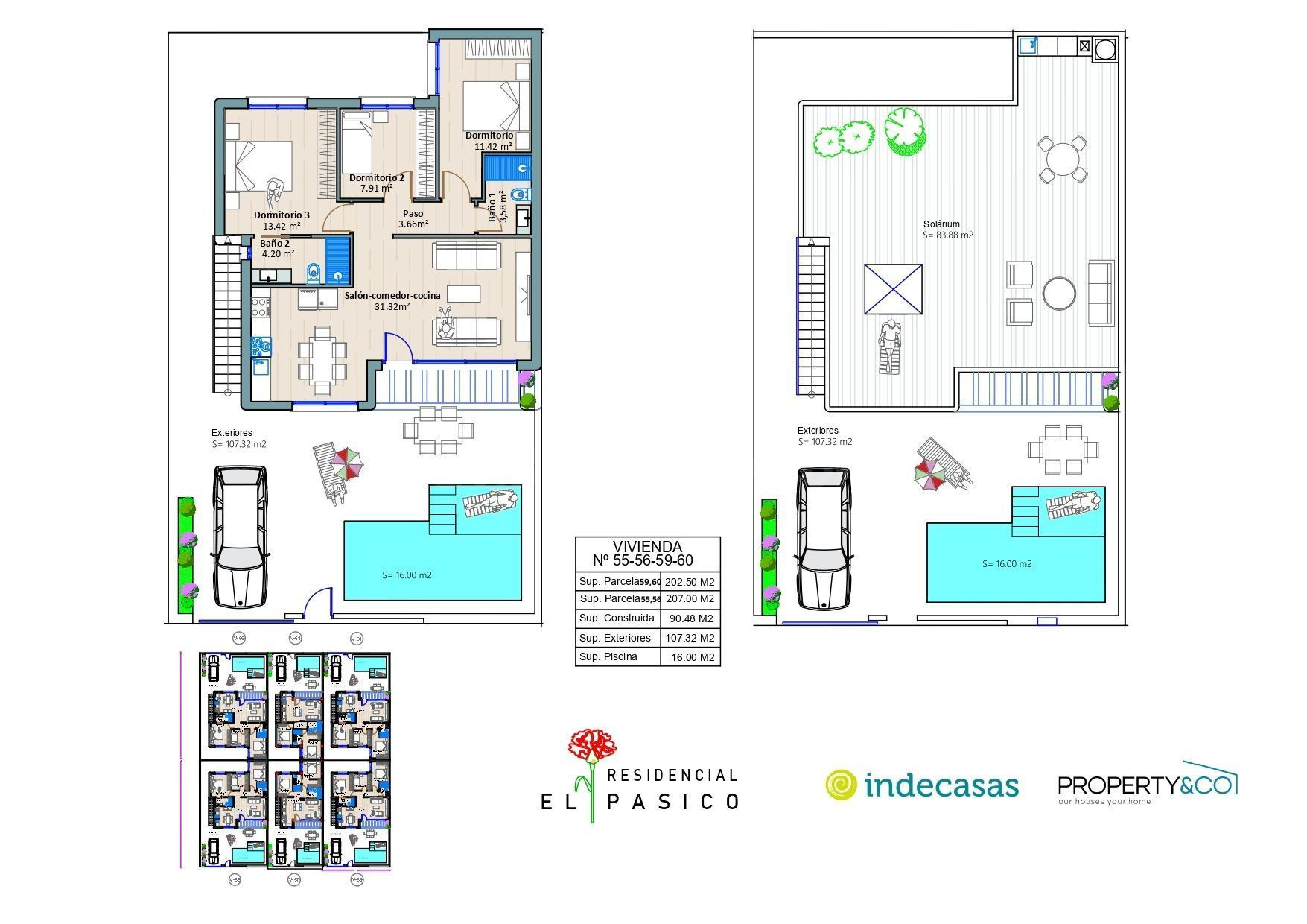 Villa 2 habitaciones 74m² en venta - Torre-Pacheco - Torre-P - foto 2