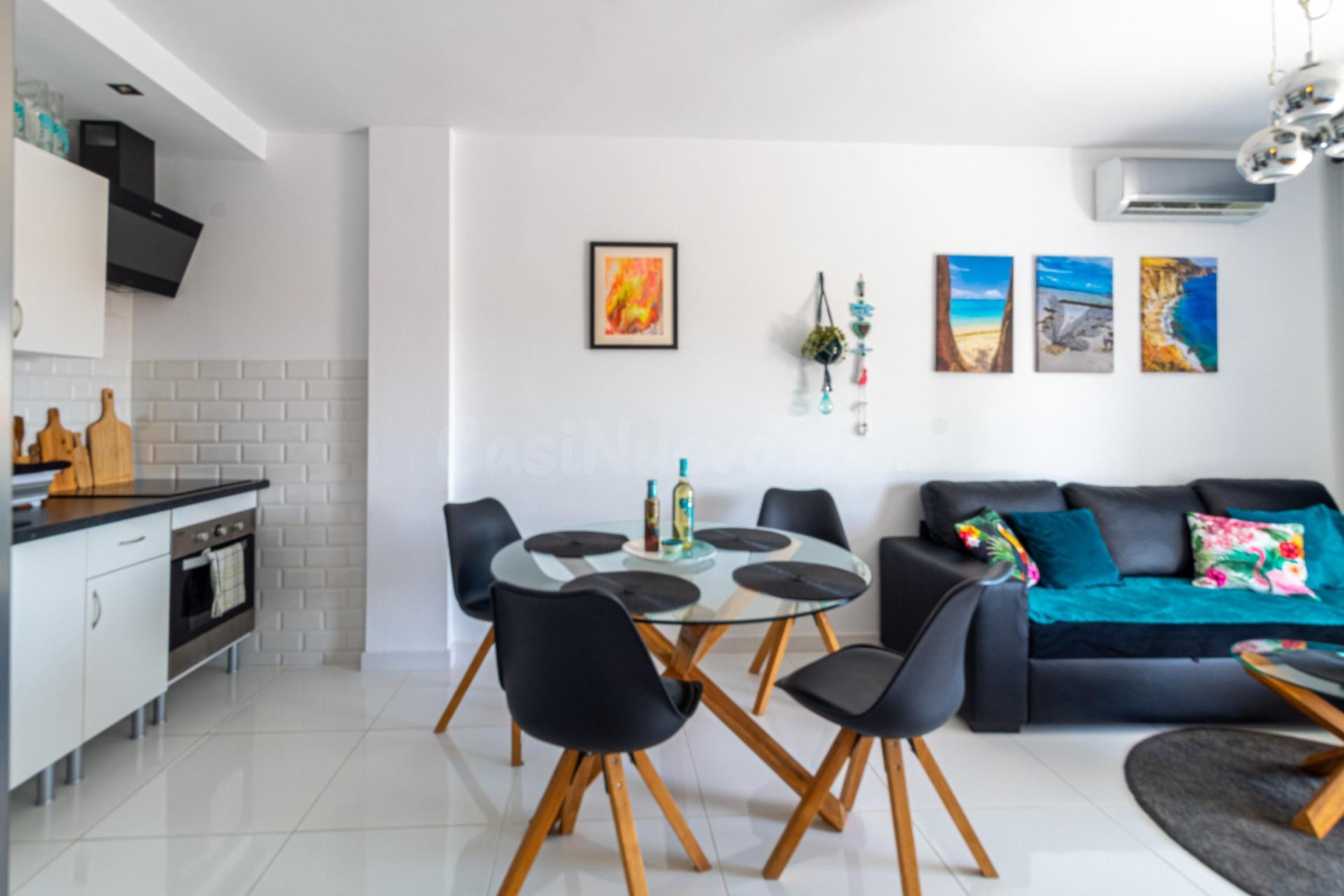 APARTAMENTO REFORMADO 2 DORMITORIOS 1 BAÑO CON TERRAZA SUR Y GARAJE EN LA REGIA (ORIHUELA COSTA)