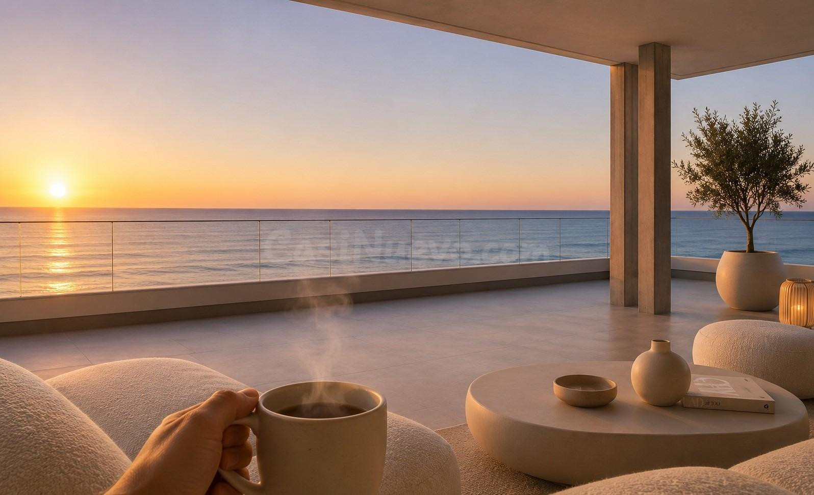 Apartamento bajo vista mar en Reserva del Higueron - Banalmadena