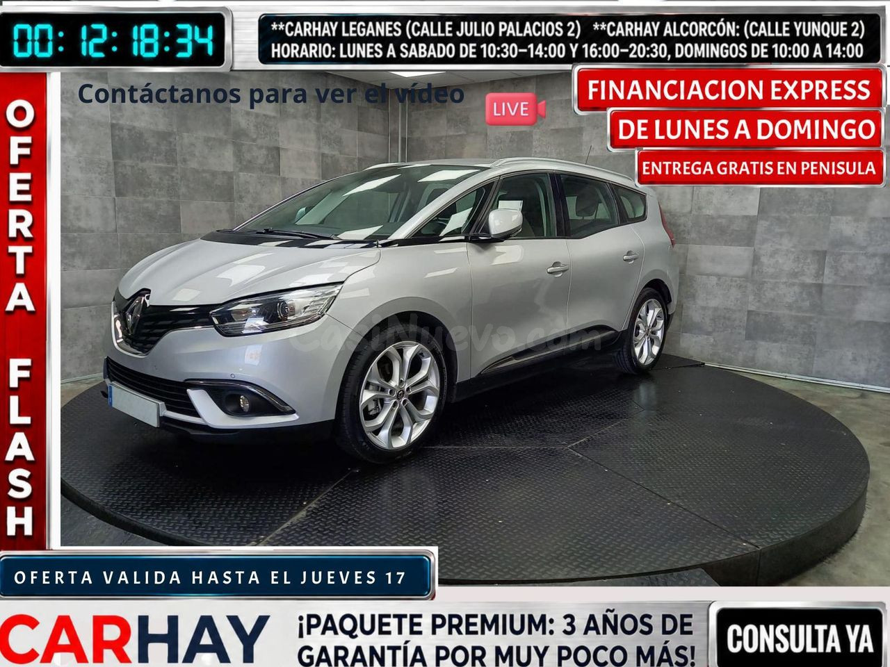 Monovolumen Renault Grand Scénic 5 plazas Leganés