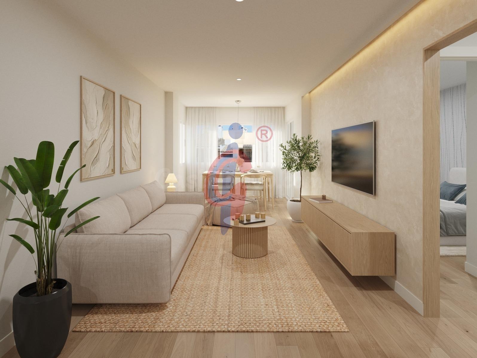 ¡Esquina sureste, tres dormitorios, dos baños, con vistas al mar para reformar! Piso en venta en Las Viñas, Guardamar del Segura