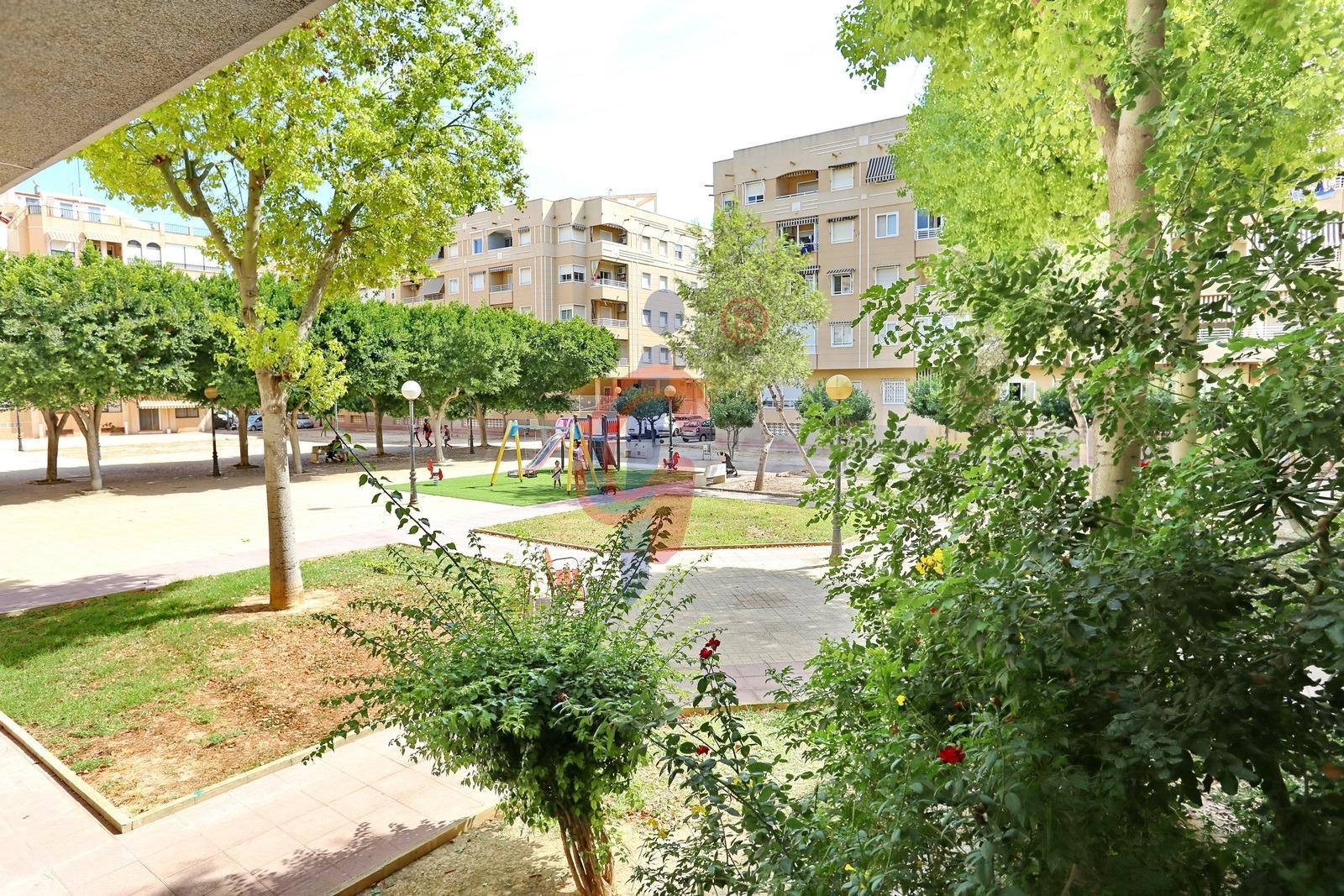 OPORTUNIDAD: ¡Planta baja de dos dormitorios con vistas a un parque en Las Viñas, Guardamar del Segura!