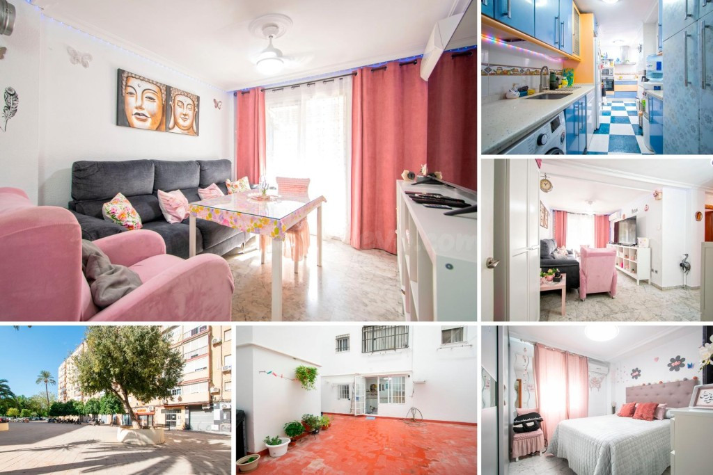 Bonita vivienda reformada con patio privado en Plaza del Generalife