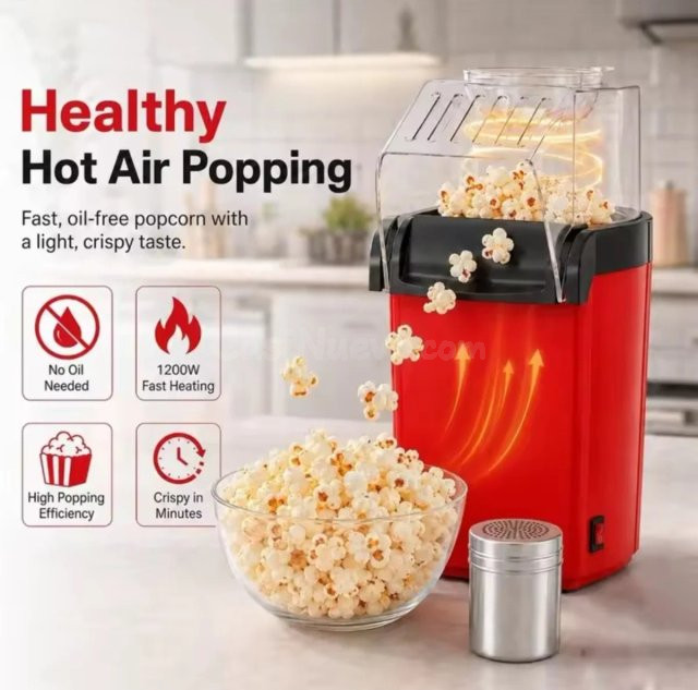 Máquina Eléctrica para Palomitas Caseras en Castelserás