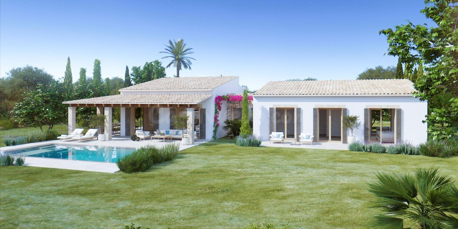 Casa Mallorquina de Campo con Cuatro Hectáreas de Terreno a 