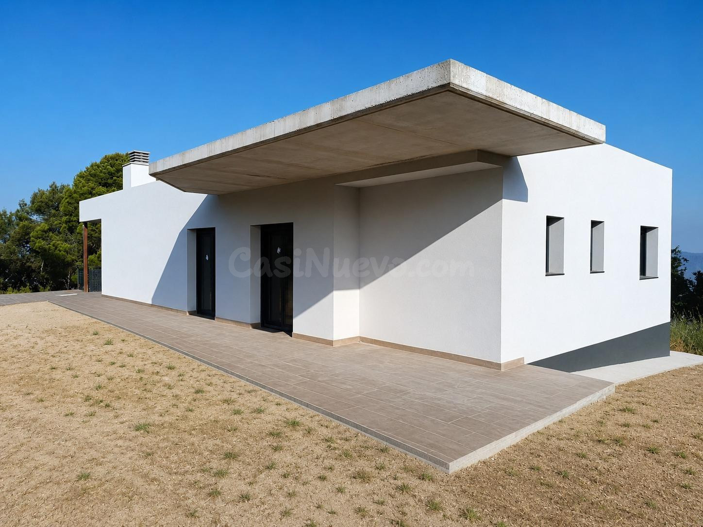 Casa sostenible de nueva construcción en una urbanización familiar y tranquila