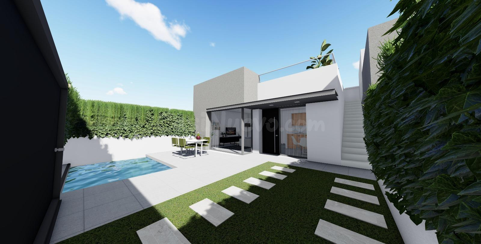 Villa con piscina privada y vistas en San Juan de los Terrer - foto 2