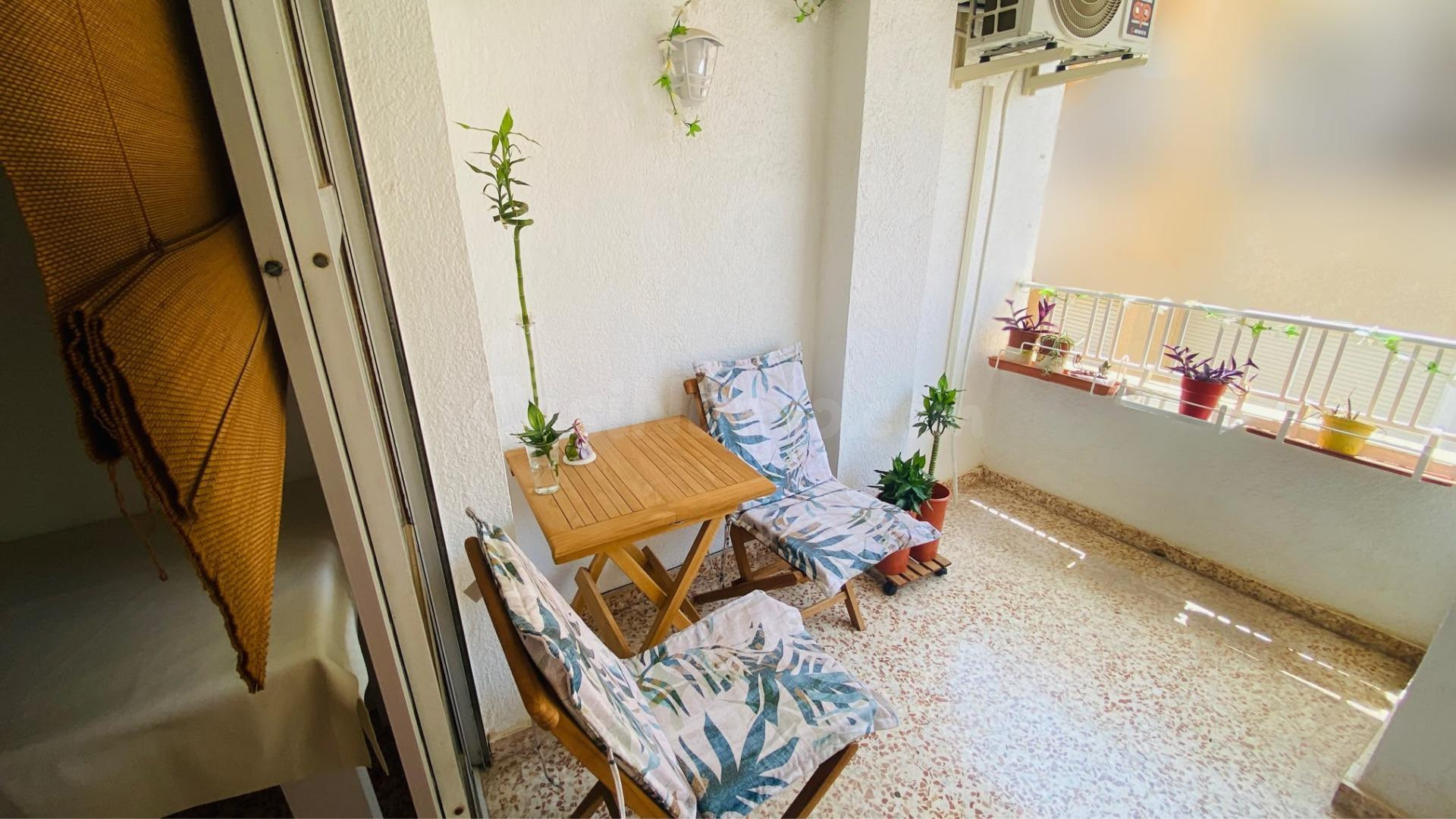 Piso de tres dormitorios y terraza a 50m de la Plaza de España