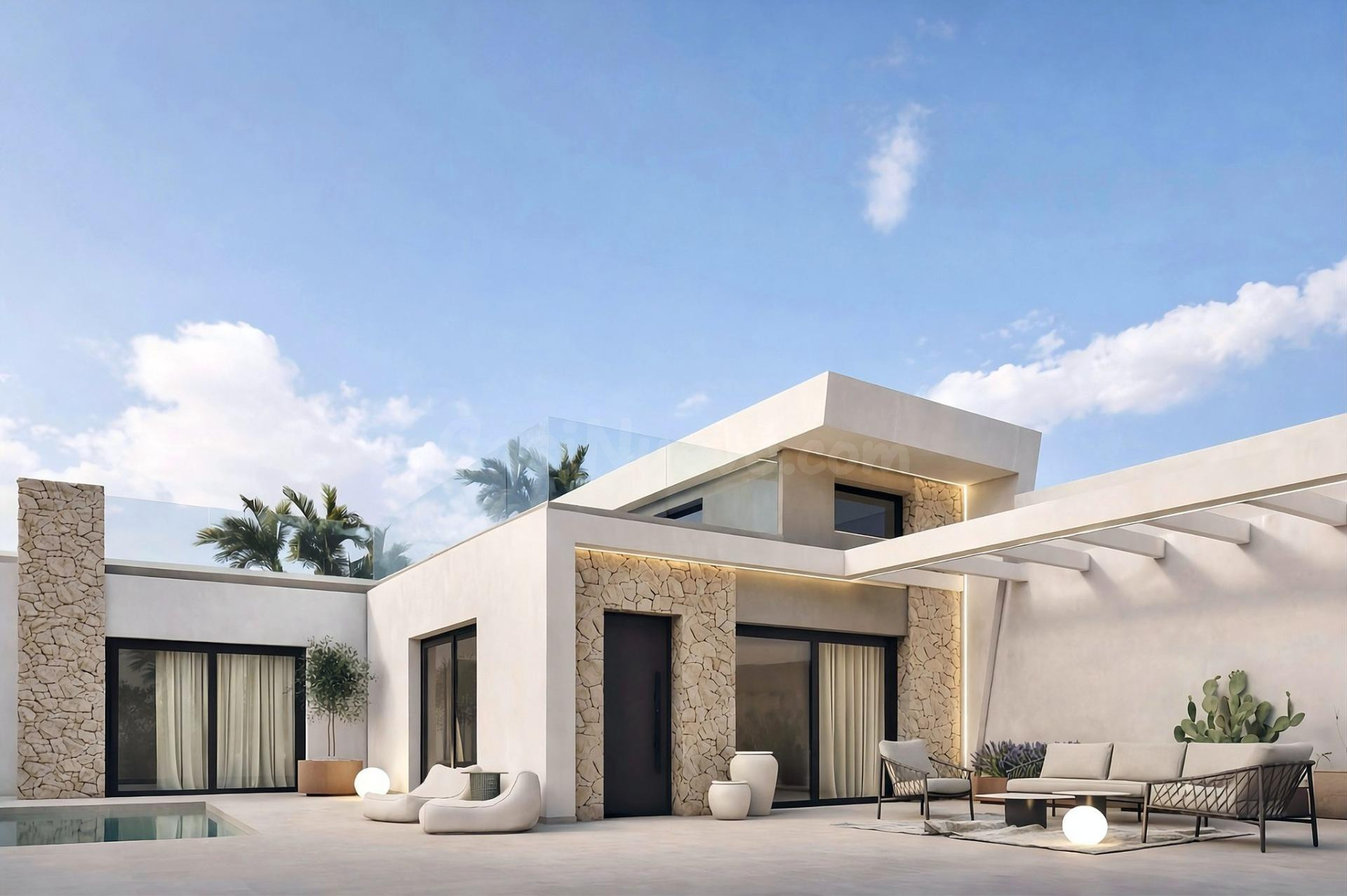 MODERNAS VILLAS DE OBRA NUEVA CON PISCINA PRIVADA Y SOLÁRIUM - foto 2