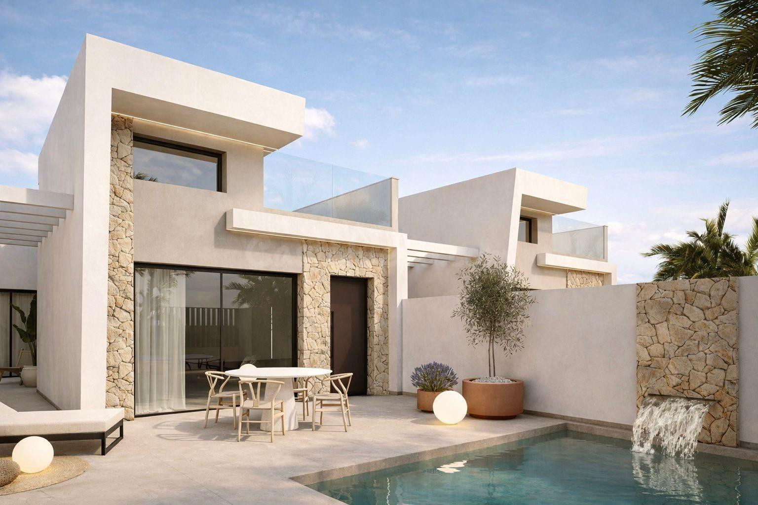 MODERNAS VILLAS DE OBRA NUEVA CON PISCINA PRIVADA Y SOLÁRIUM - foto 4