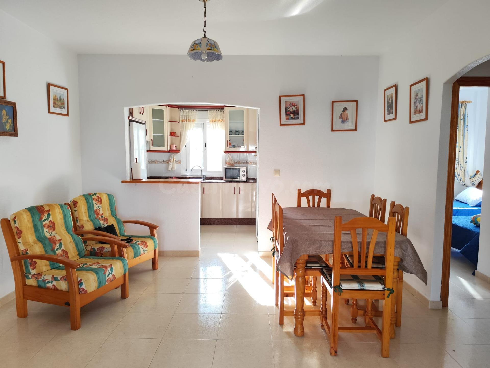 APARTAMENTO AMUEBLADO DE 2 DORMITORIOS EN ALQUILER DE LARGA DURACIÓN EN SAN JUAN DE LOS TERREROS – ZONA CALYPSO