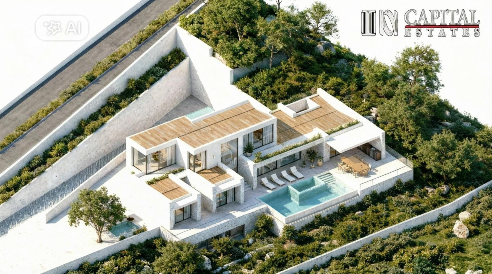 SOLAR VILLA DE LUJO Y PROYECTO DE  EJECUCION EN  PUNTIRO