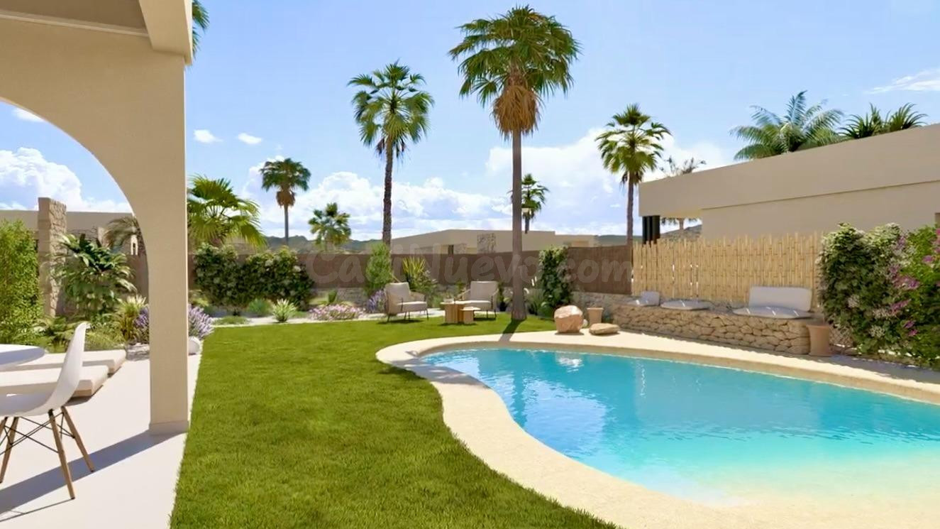 Brillante villa de 2 dormitorios y 2 1/2 baños con piscina privada en un magnífico campo de golf de