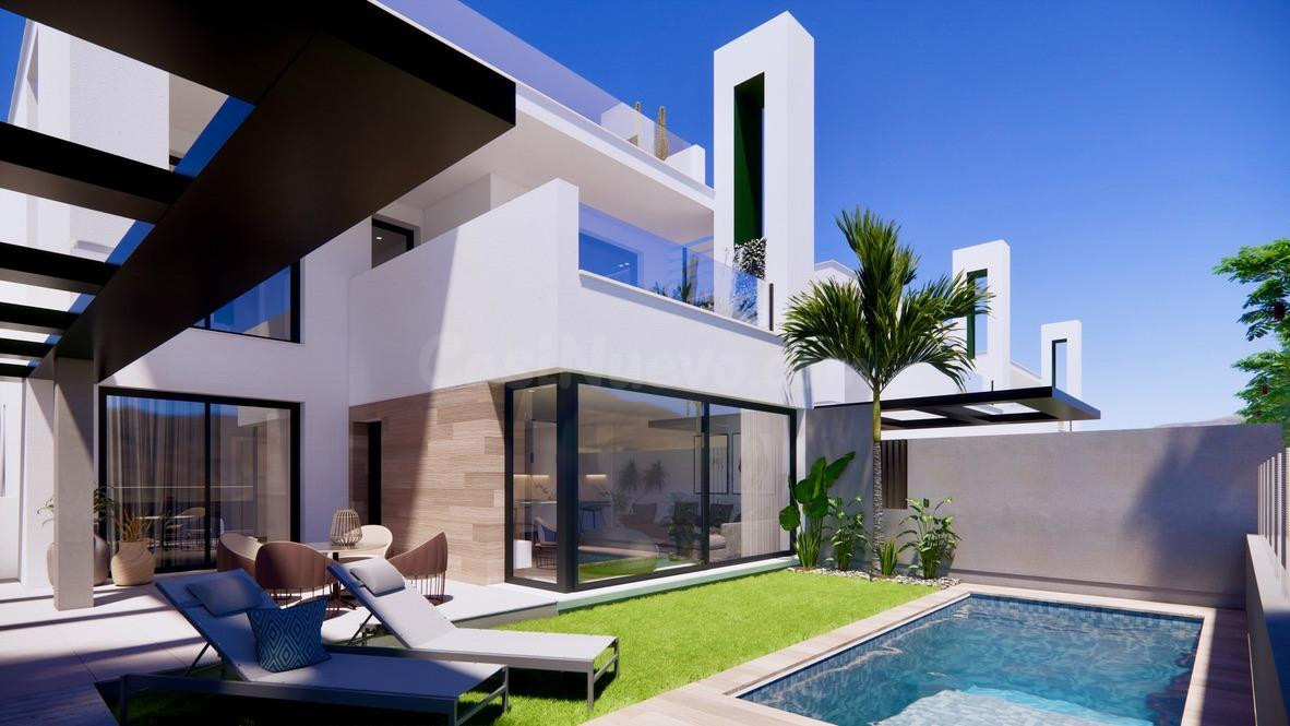 Fantástica villa en un complejo turístico de lujo, 3 dormitorios, 3 baños, piscina privada, solárium, amplio sótano.
