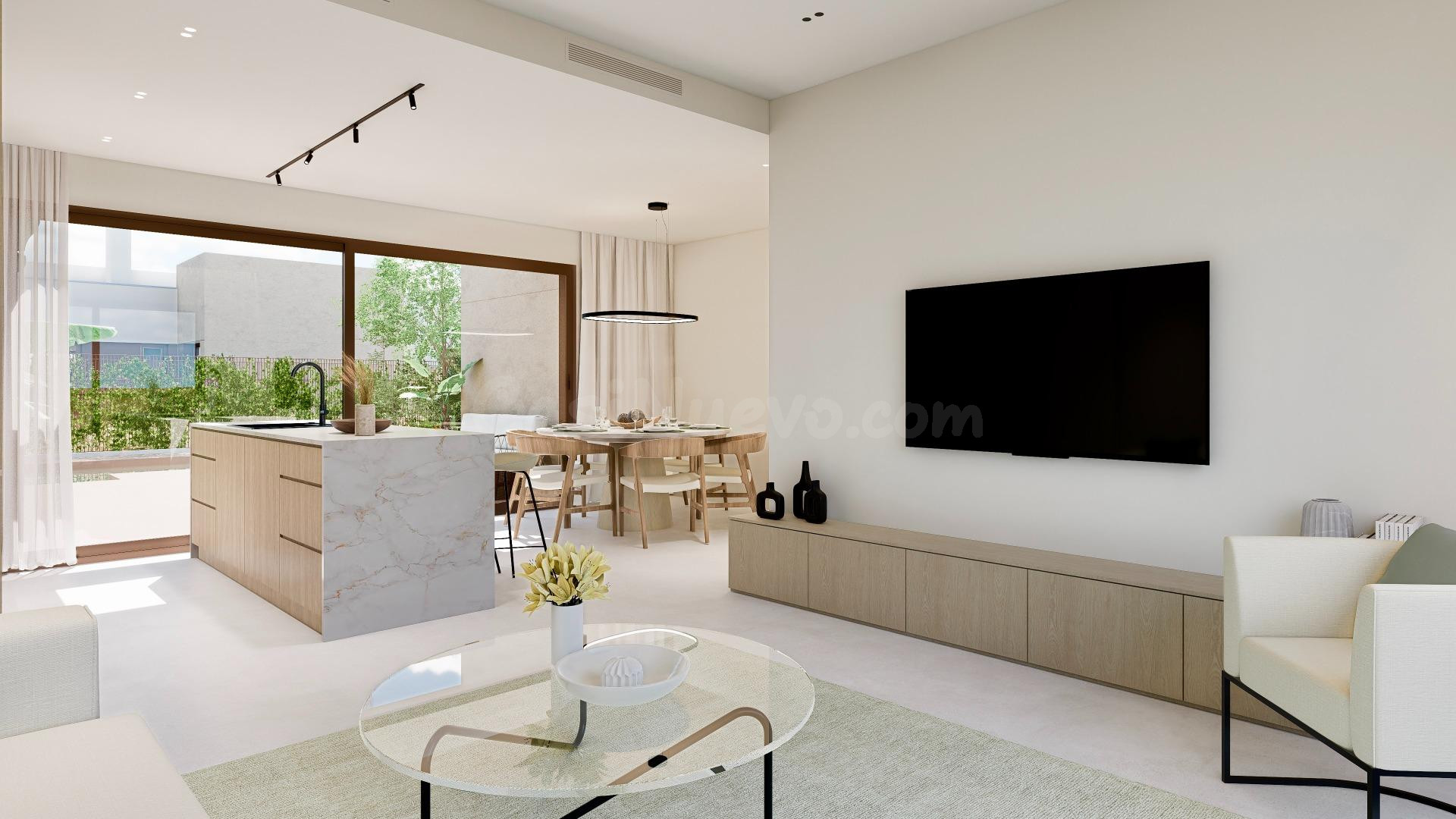 Villa de 3 dormitorios con orientación sur, solárium y pisci - foto 4