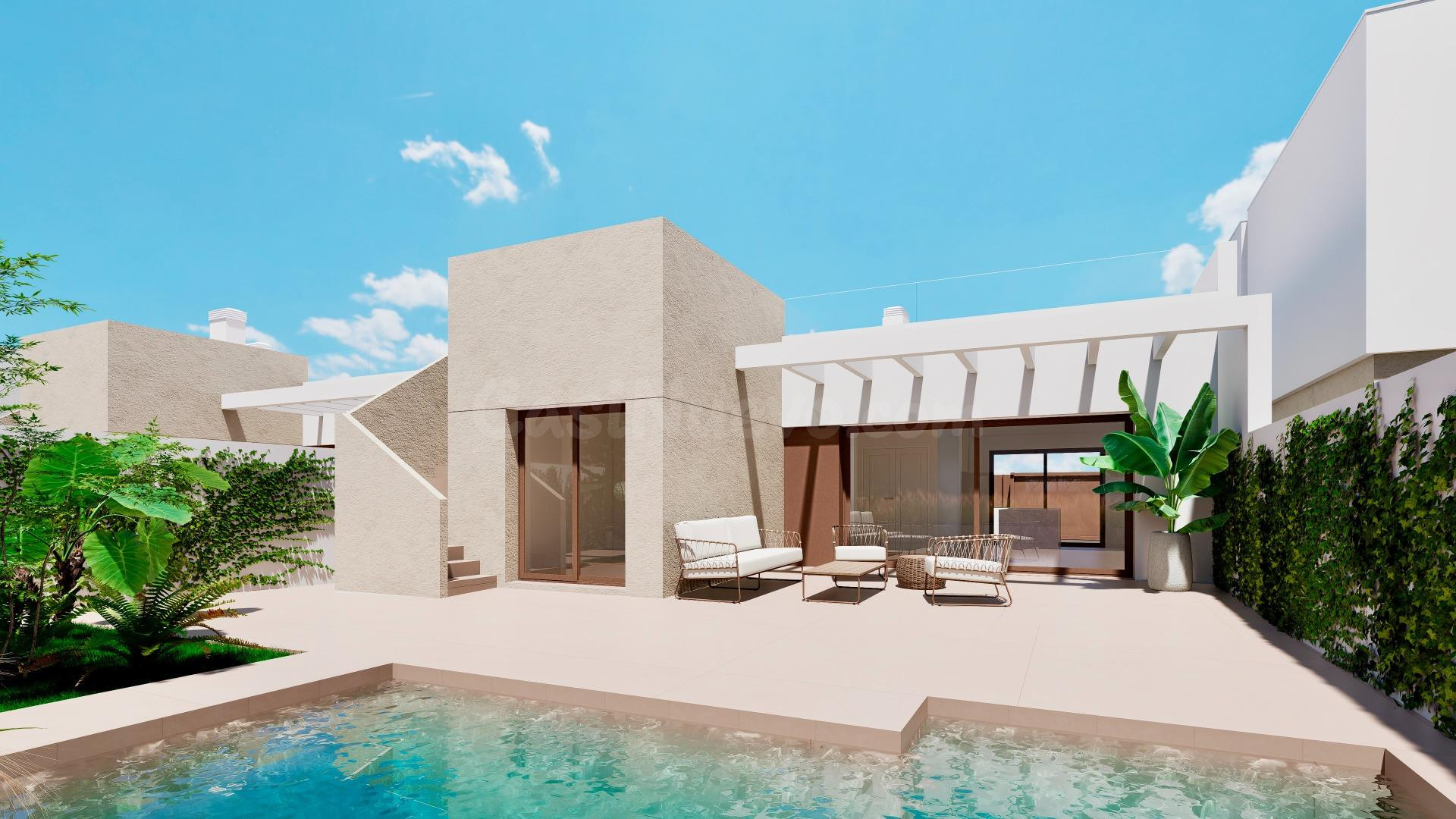 Villa de 3 dormitorios con orientación sur, solárium y pisci - foto 5