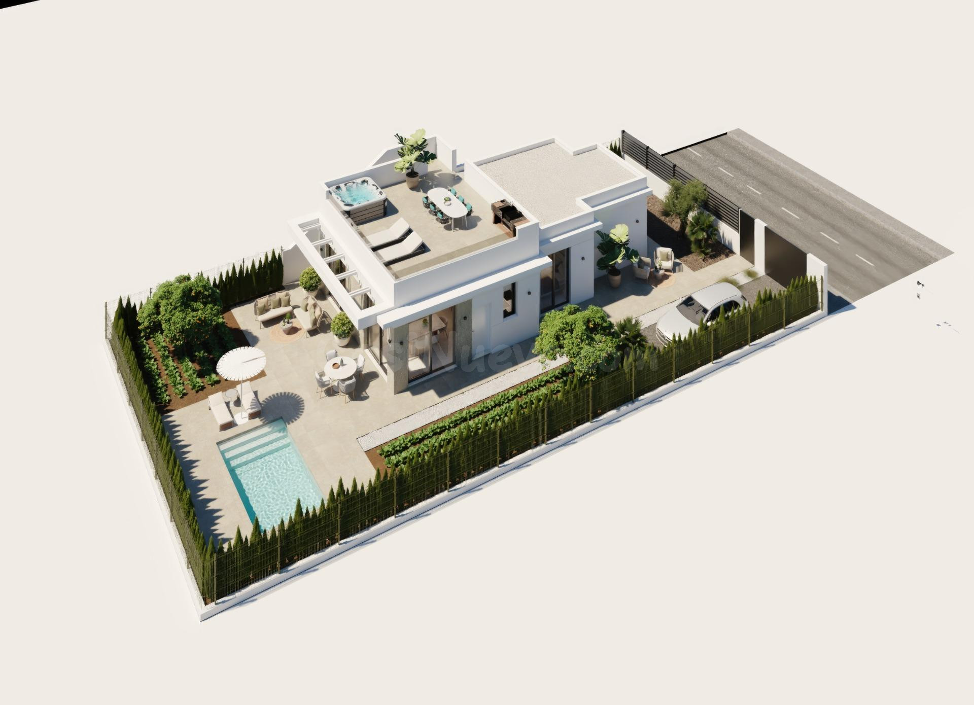Un proyecto unico en Hacienda de Alamo - villas de 3 dorms e - foto 2