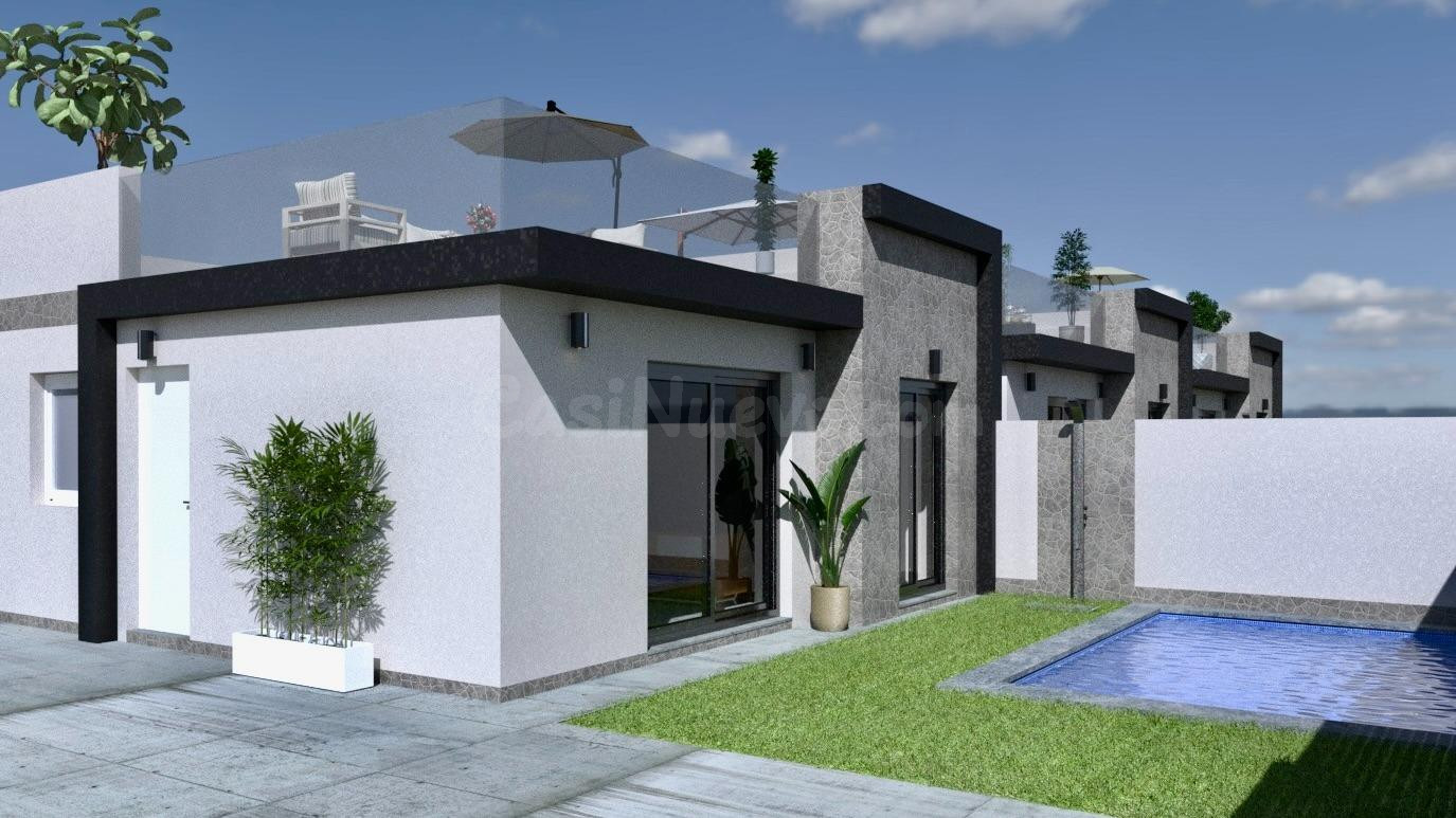Fantástica villa de 3 dormitorios y 2 baños con piscina y gran solárium.