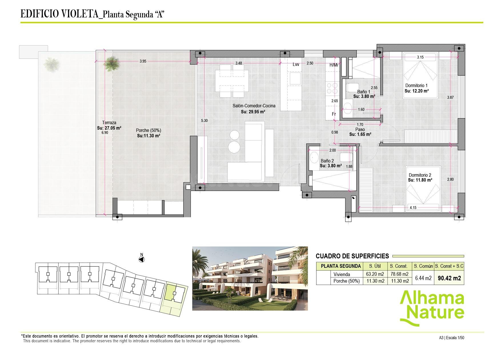 Apartamento 2 habitaciones 90m² en venta - CONDADO DE ALHAMA - foto 3