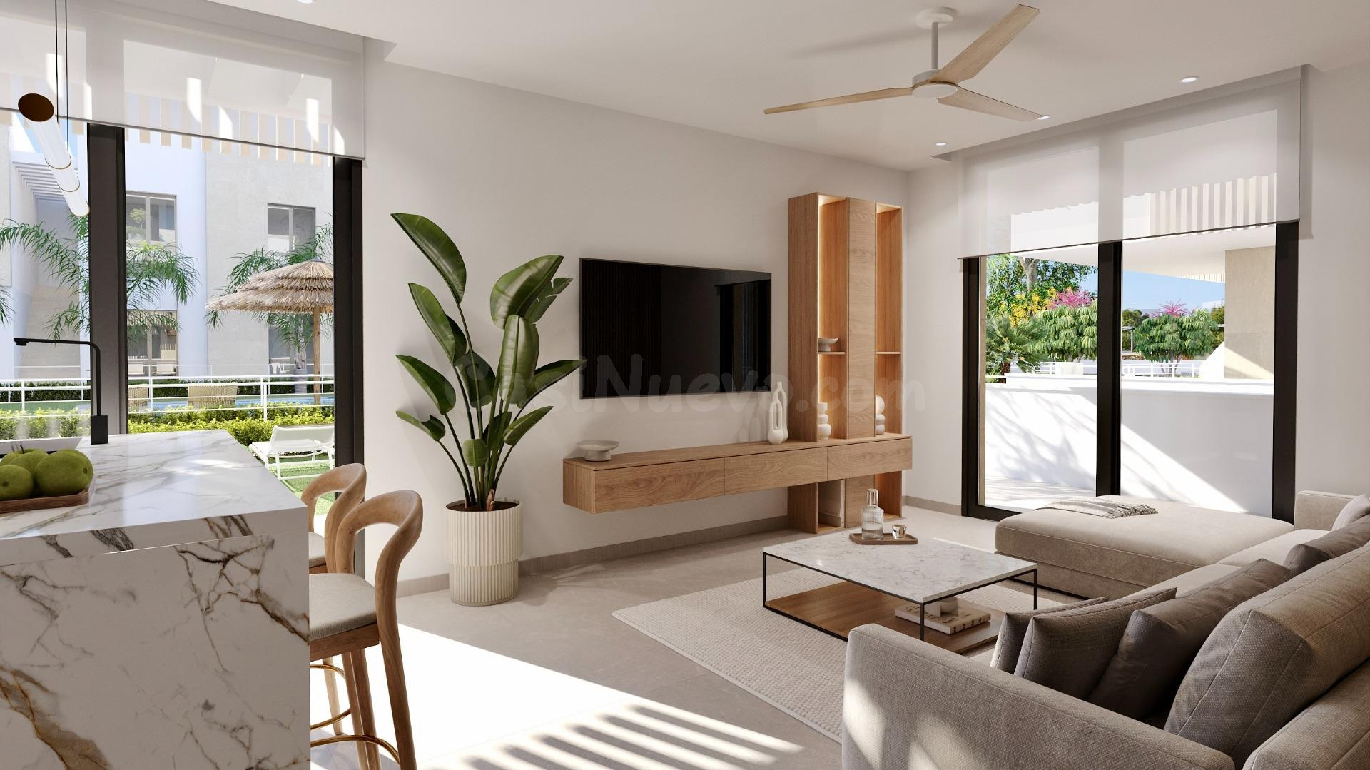 Apartamento de 2 dormitorios y 2 baños en Santa Rosalia Lake - foto 4