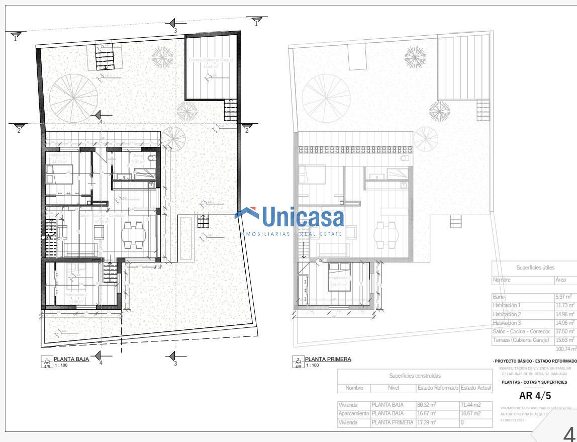 Parcela con casa en construcción, con proyecto, licencia y p - foto 2