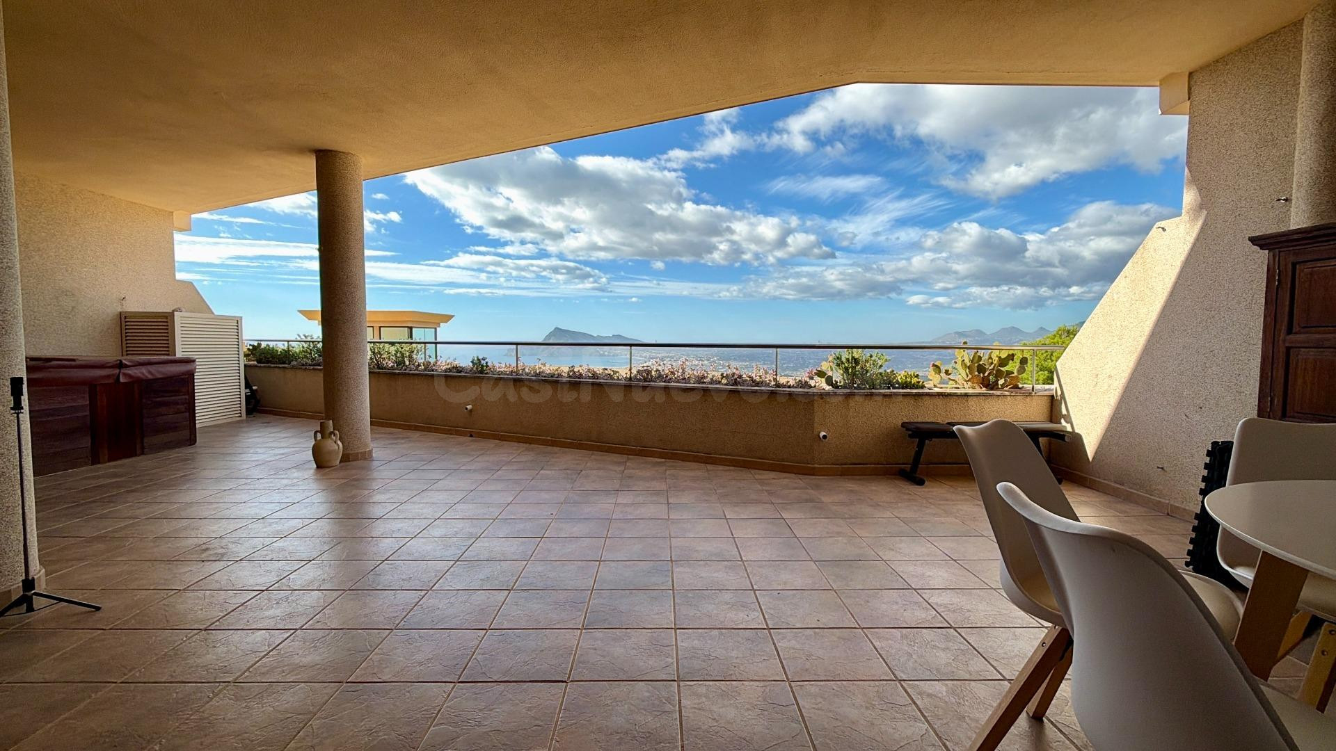 Exclusivo piso de lujo con terraza panorámica en Altea Hills